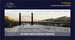 Desktop Screenshot of croisiereiledefrance.com